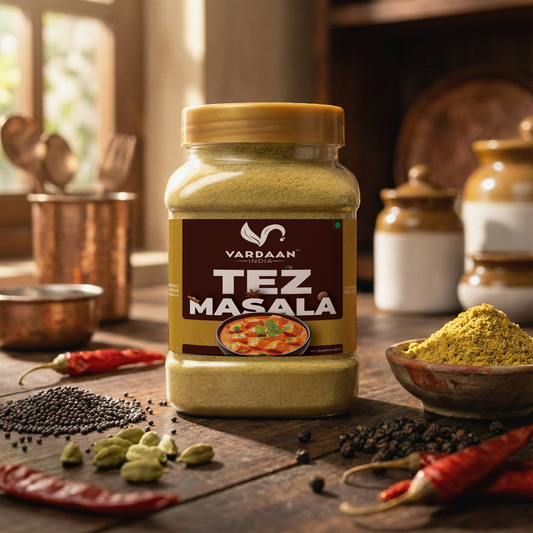 Vardaan India 100% Pure Meat Masala Powder | Traditional Indian Spice Blend | Grounded & Aromatic | Natural & Chemical-Free Masala | 200gm |